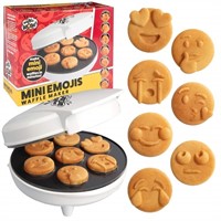 Mini Emojis Waffle Maker - Create 7 Adorable