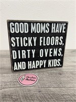 Wooden Good Mom Sign