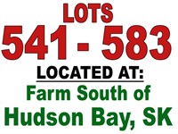 Lots 541-583 / LOCATED AT: South of Hudson Bay, SK
