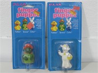 NIP Two PAAS Finger Puppets & Poochie For Girls