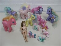 My Little Ponies & Small Barbie Toys