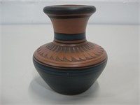 3.25" Signed Lorreta Lansing Navajo Pottery Pot