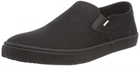 TOMS Men's Baja Slip-On Sneaker, Black/Black