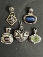 Five Assorted Vintage Pendants
