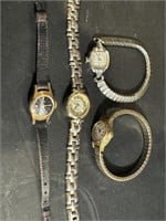 Four Vintage Ladies Watches