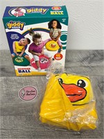 Giddy Kiddie bouncy hopper ball Duck version
