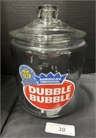 Vintage Dubble Bubble Gum Advertising Decanter.
