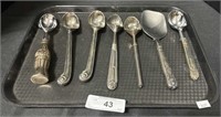 Vintage Silver Plated IceCream Scoopers.