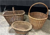 Woven Baskets, Feedbag Quilting Material.