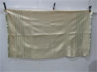 82"x 44" Vtg Wool Blanket