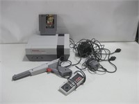 Classic NES Console W/Accessories & Game Untested