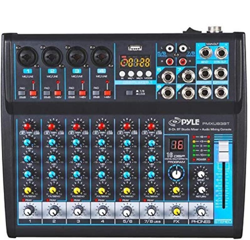 Sign of usage, Pyle Professional Audio Mixer