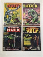 Marvel/Curtis Rampaging Hulk Mag Lot Nos.2-5 1977