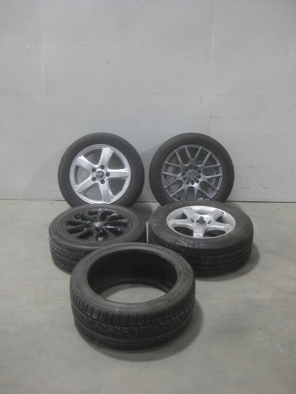Five Tires & Four Rims