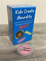 New Kids Create Absurdity fun Family card game