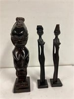 Wood carvings. 10 to 12” tall