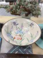 Large floral print bowl