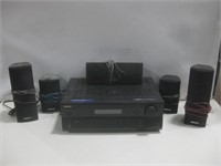 Onkyo Receiver HT-R380 W/ Speakers Powers ON