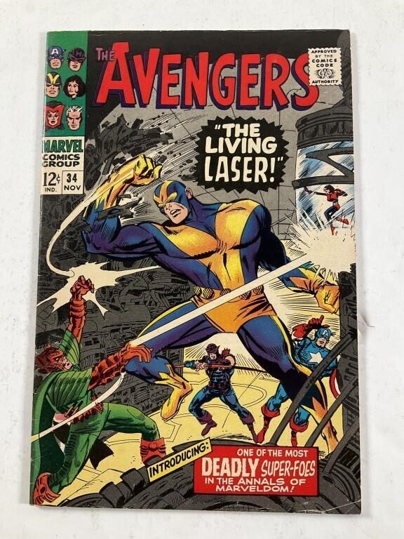 Marvel Avengers No.34 1966 1st Living Laser