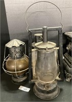 Dietz Oil Lamp, 2 Vintage Oil Lamps.