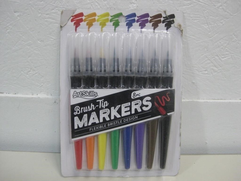 NIP Art Skills Brush-Tip Markers