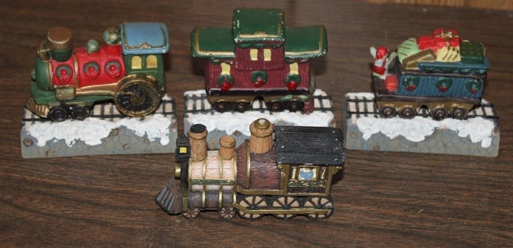 Vintage Ceramic Trains