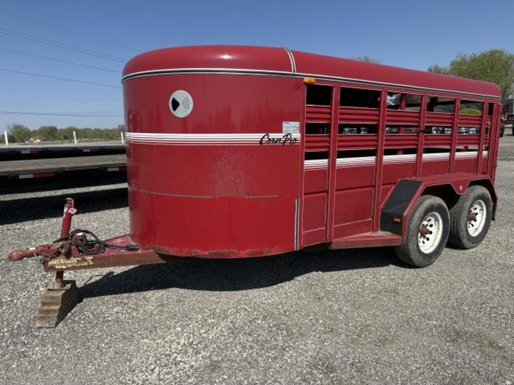 2005 Corn Pro 14' Low Profile Stock Trailer