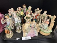 Various Ceramic People Figures.