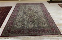 Hand Knotted Keshan Rug.