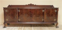 Queen Anne Style Mahogany Sideboard.