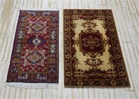 Hand Knotted and Machine Area Rugs.