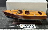 Chris Craft Wooden Boat Model