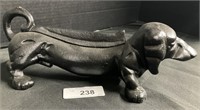 Vintage Cast Iron Dachshund Boot Scraper.