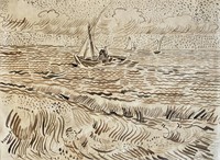 Vincent Van Gogh (1853-1890) Pen & Ink Drawing
