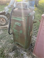 Green gas pump vintage