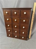 Antique apothecary cabinet