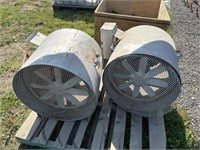 2 Grain Bin Blower Fans