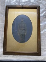 framed military picture