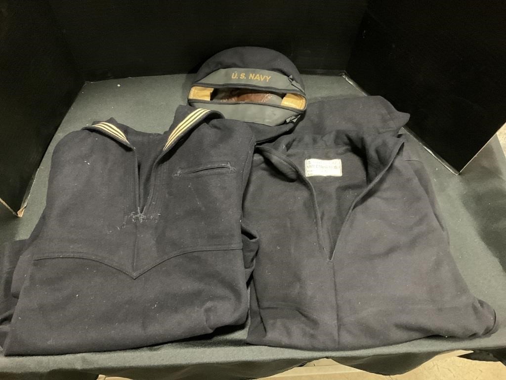 U.S. Navy Wool Vintage Uniform W/ Hat.