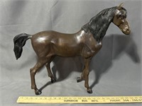 Large bronze horse