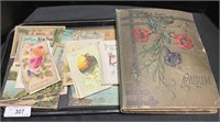 Vintage Post Cards & Full Post Card Album.