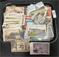 Tray Vintage Postcard Lot.