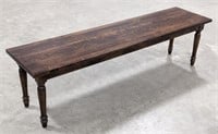 65" Maple Bench In Asbury