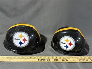 Signed Pittsburgh Steelers hard hat with