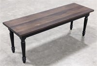 50" Maple Bench In Cocoa and Ebony