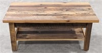 Reclaimed Barn Wood Coffee Table In Natural