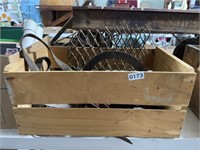 crate with tools