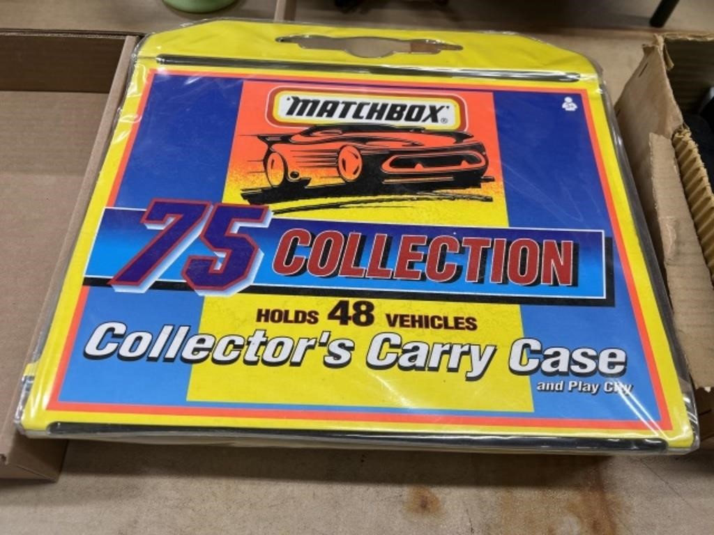 matchbox cars in case