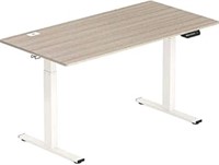 SHW 55" Height Adjustable Standing Desk.  Maple
Mo