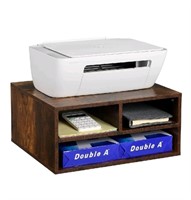 Fydeamer Printer Stand with Storage, 2-Tier File O